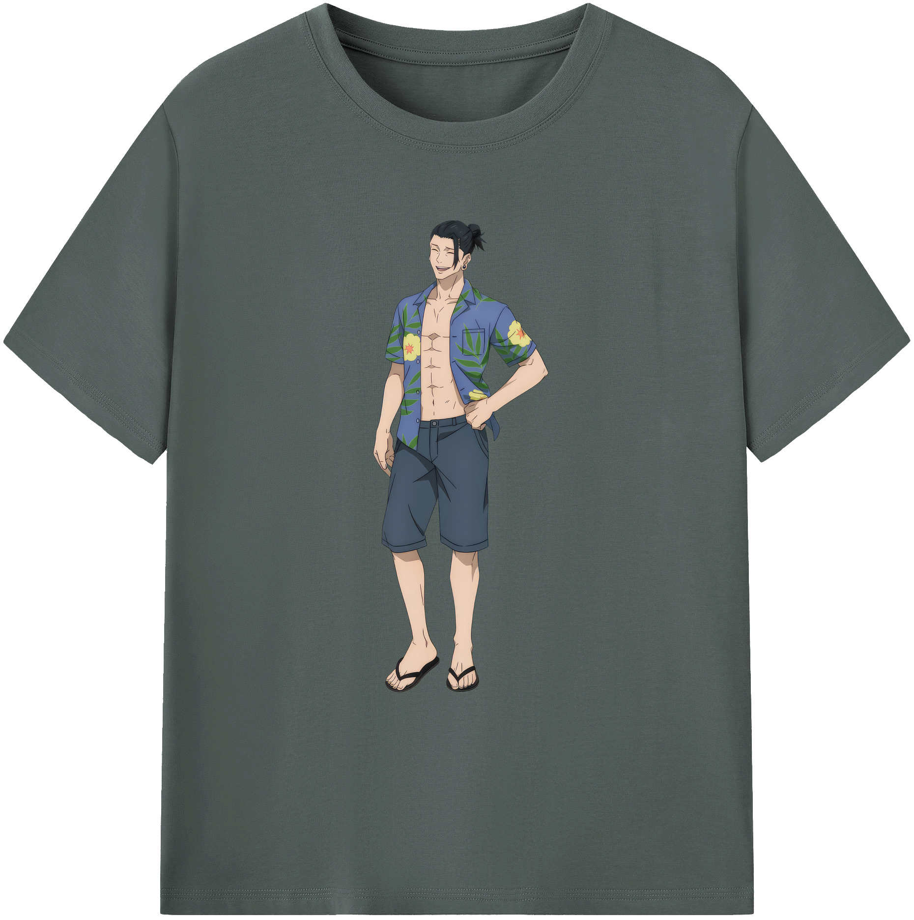 （画像用） 呪術廻戦 Jujutsu Kaisen 綿100％ メンズ半袖Tシャツ｜肌触りやわらか＆通気性